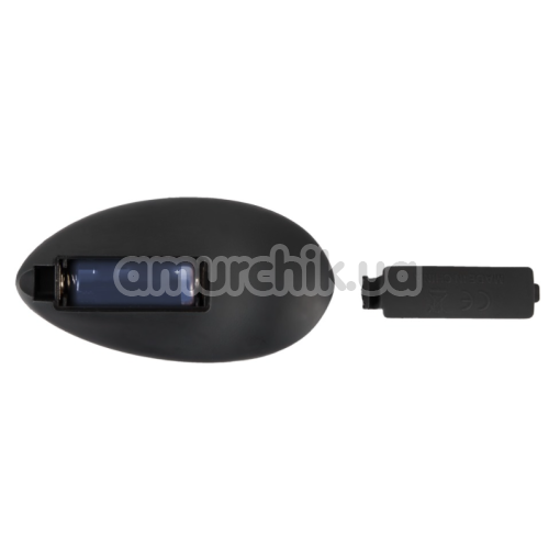 Анальная пробка с вибрацией Black Velvets Remote Controlled Vibrating Plug, черная