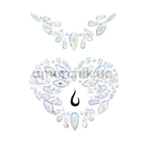 Прикраса для тіла Leg Avenue Novalie Jewels Sticker, мультикольорова - Фото №1