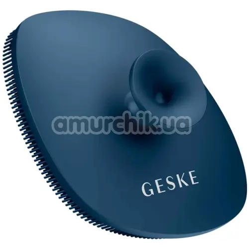 Щетка для лица Geske Facial Brush 4 in 1 Suction Mount, синяя