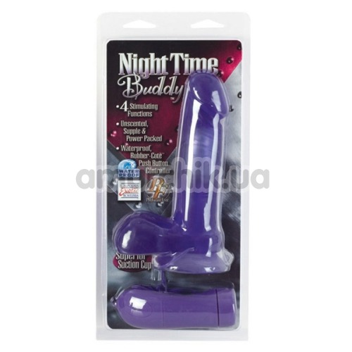 Вібратор Night Time Buddy, фіолетовий