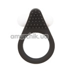 Виброкольцо Lit-Up Silicone Stimu-Ring 1, черное - Фото №1