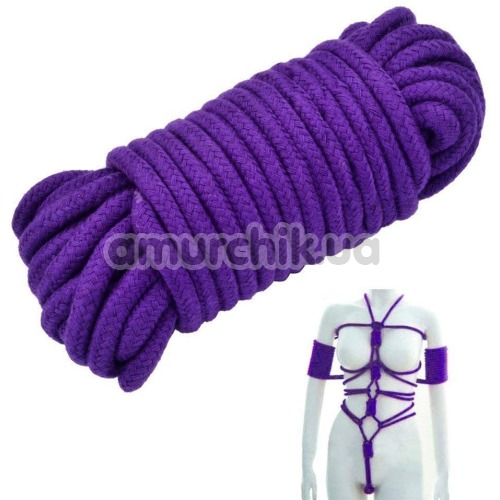 Мотузка sLash Bondage Rope Purple, фіолетова