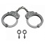 Наручники Roomfun Premium Handcuffs, серебряные - Фото №0