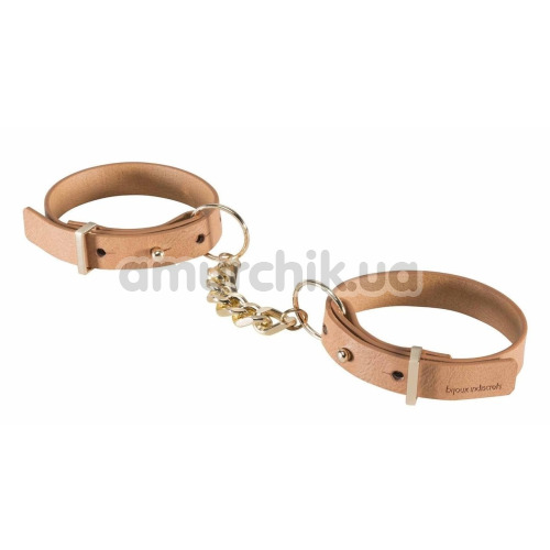 Наручники Bijoux Indiscrets Maze Thin Handcuffs, коричневі - Фото №1