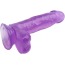 Фалоімітатор Hi-Rubber 7 Inch, фіолетовий - Фото №5