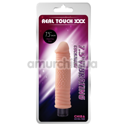 Вібратор Real Touch XXX No.07 7.5, тілесний