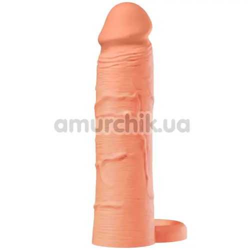 Насадка на пеніс Hidden Desire Inferno Sleeves Penis Sleeve With Ring 18 см, тілесна