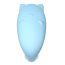 Анально-вагинально-клиторальный вибратор Cat Tirple, голубой - Фото №14