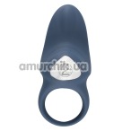 Виброкольцо Vibrating Cock Ring, синее - Фото №1