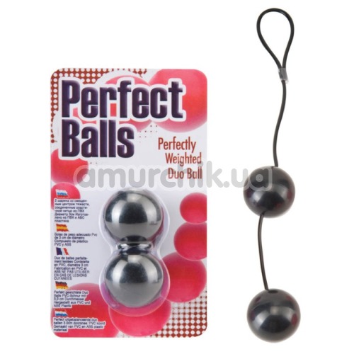 Вагинальные шарики Perfect Balls, черные