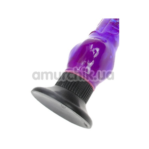 Вибратор Water Soft Mounts Jelly Dong, фиолетовый
