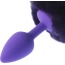 Анальная пробка с фиолетовым хвостиком Honey Bunny Tail, фиолетовая - Фото №7