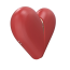 Симулятор орального секса для женщин Xocoon Heartbreaker 2-in-1 Stimulator, красный - Фото №2