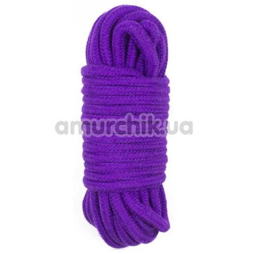 Веревка для бондажа DS Fetish 5 M, фиолетовая