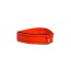 Эрекционное кольцо на липучке Velcro Cock Strap красное - Фото №0
