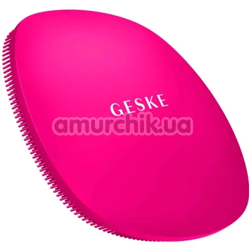 Щетка для лица Geske Facial Brush 4 in 1, ярко-розовая