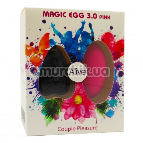 Виброяйцо Alive Magic Egg 3.0, розовое