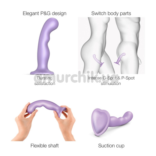 Фаллоимитатор Strap-On-Me Dildo Plug P&G L, фиолетовый