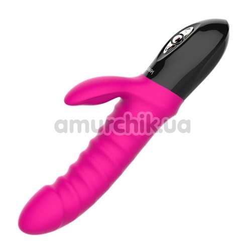 Вибратор с подогревом Leten Automatical Flexible Passionate Vibrator, розовый