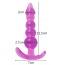 Анальная пробка Clear Jelly Butt Plug, розовая - Фото №4