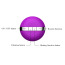 Вібратор з підігрівом Fox M5 Cute, фіолетовий - Фото №9