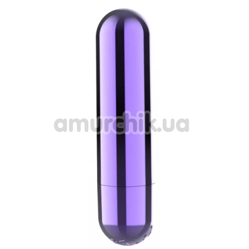 Кліторальний вібратор Boss Series Power Bullet Glossy, фіолетовий