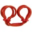 Фіксатори для ніг Japanese Silk Love Rope Ankle Cuffs, червоні - Фото №0