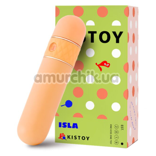 Симулятор орального сексу для жінок з вібрацією  KissToy Isla, помаранчевий