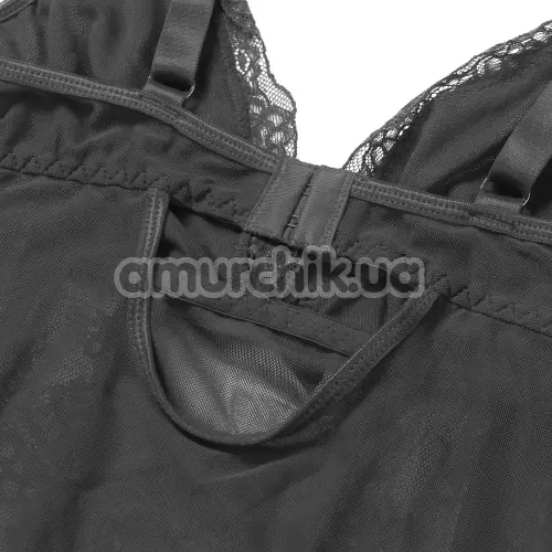 Пеньюар Star Night Maxi Night Dress, чорний