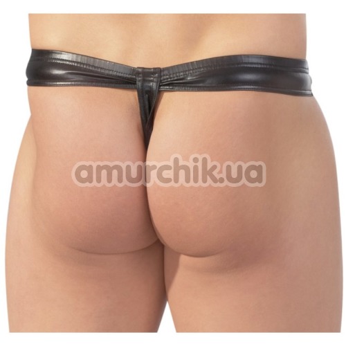 Трусы-стринги с заклепками мужские Svenjoyment Underwear 2110849, черные