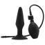 Анальный расширитель Large Silicone Inflatable Plug L, черный - Фото №3