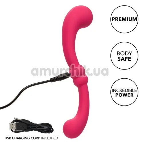 Вибратор для точки G Pretty Little Wands Curvy, розовый