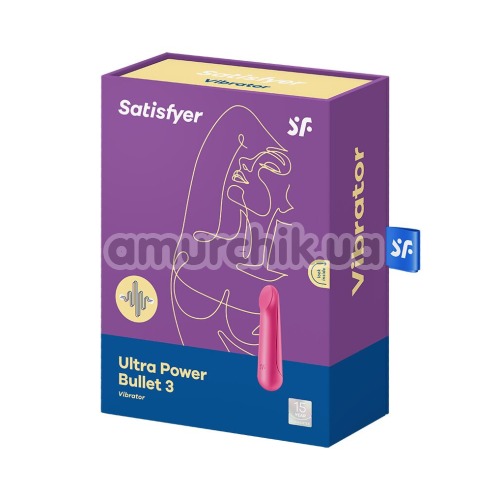 Клиторальный вибратор Satisfyer Ultra Power Bullet 3, розовый