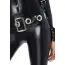 Костюм полицейской Leg Avenue Officer Payne Catsuit, черный: комбинезон + пояс + значок + головной убор - Фото №7