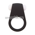 Виброкольцо Lit-Up Silicone Stimu-Ring 4, черное - Фото №1