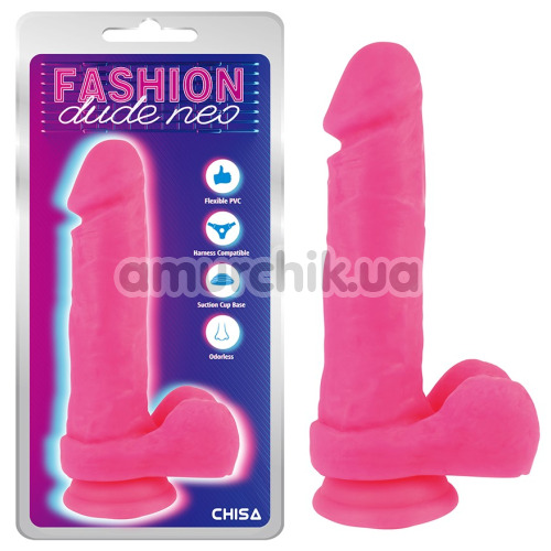 Фаллоимитатор Fashion Dude Neo 8.2, розовый