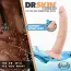 Фаллоимитатор Dr. Skin Glide 7.5, телесный - Фото №12