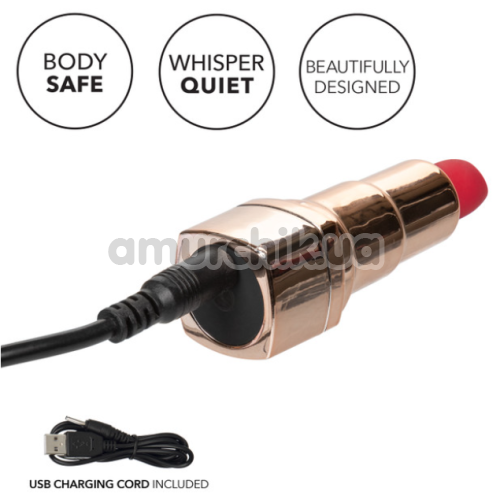 Клиторальный вибратор Hide & Play Rechargeable Lipstick, красный