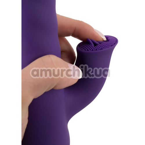 Вибратор с ротацией и толчками Sweet Smile Thrusting & Rotating Pearl Vibrator, фиолетовый
