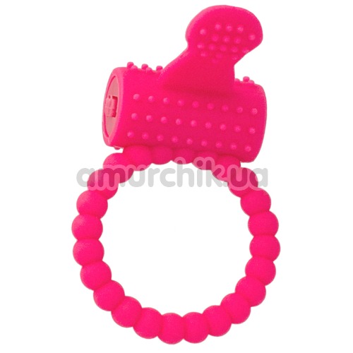 Виброкольцо A-Toys Cock Ring 769005, розовое