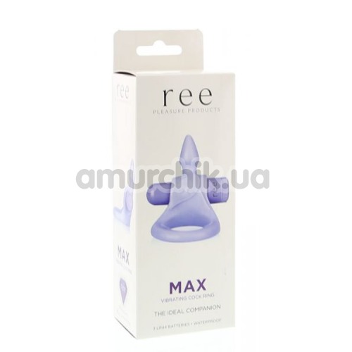 Виброкольцо REE Max Vibrating Cockring Lavender, фиолетовое