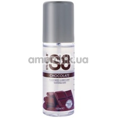 Оральный лубрикант Stimul8 Flavored Lube - шоколад, 125 мл - Фото №1