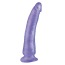 Фаллоимитатор Basix Rubber Works Slim 7, фиолетовый - Фото №1