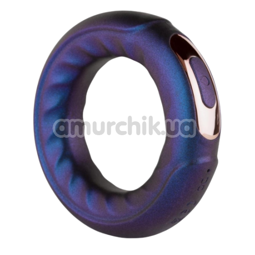 Виброкольцо для члена Hueman Saturn Vibrating Cock And Ball Ring, фиолетовое