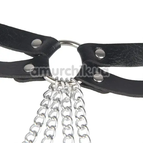 Пояс Star Night Belt With Chains, черный