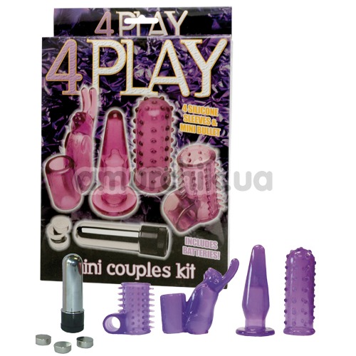 Набір 4 Play Mini Couples Kit з 5 предметів, фіолетовий