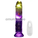 Вібратор з підсвіткою Realrock 7, прозорий - Фото №1