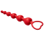Анальная цепочка Loveshop Silicone Heart Anal Beads, красная - Фото №2