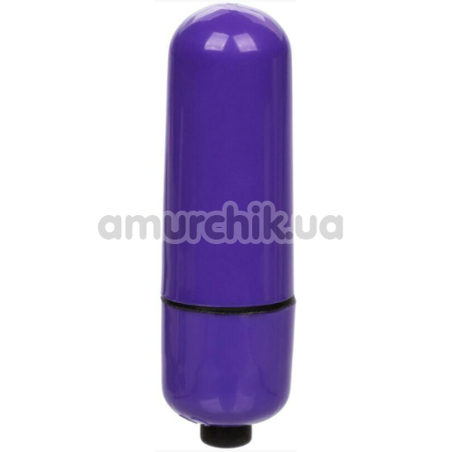 Клиторальный вибратор 3-Speed Bullet, фиолетовый - Фото №1