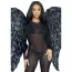 Крила Leg Avenue Deluxe Feather Wings, чорні - Фото №5
